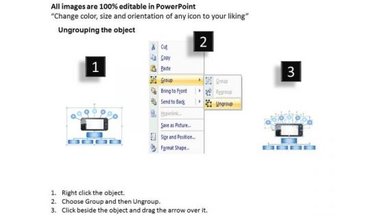 Business Diagram Mobile Marketing PowerPoint Ppt Presentation