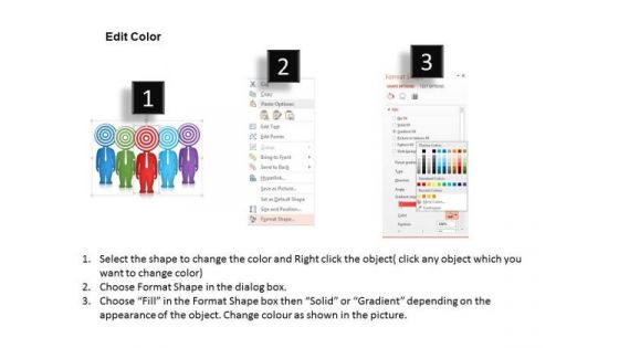 Business Diagram Of Target Audience Profile Presentation Template