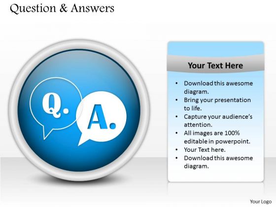 Business Diagram Question And Answers Round Business Cycle Diagram