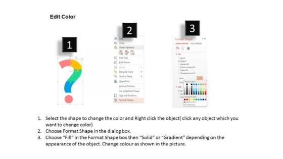 Business Diagram Question Mark For Business Queries Presentation Template