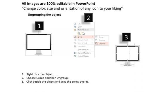 Business Diagram Responsive Design Over Several Hand Held Devices Ppt Slide