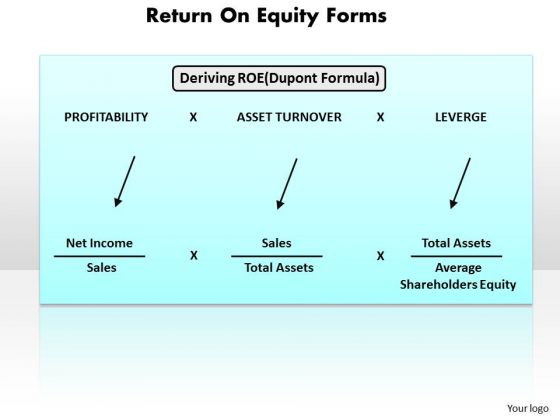 Business Diagram Return On Equity Forms PowerPoint Ppt Presentation