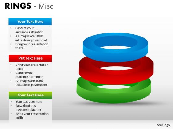 Business Diagram Rings Misc Strategic Management