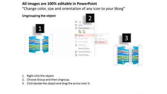 Business Diagram Six Staged Business Infographics Presentation Template