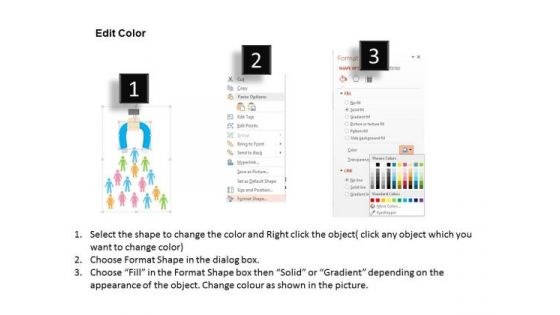 Business Diagram Strategy To Attract New Customers Presentation Template