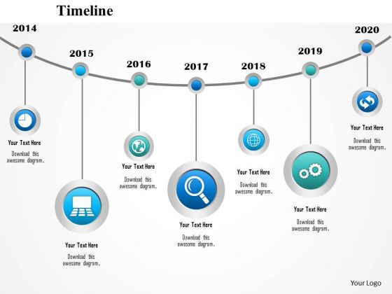 Business Diagram Swing Design Timeline Diagram Icons Presentation Template