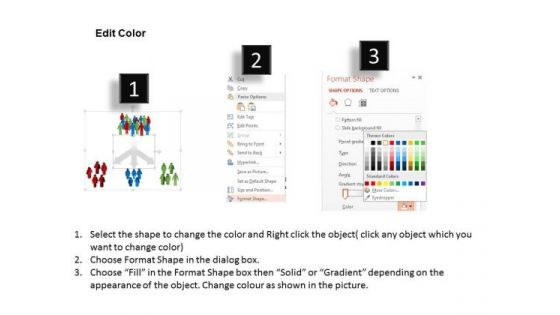Business Diagram Team Division For Segmentation Presentation Template