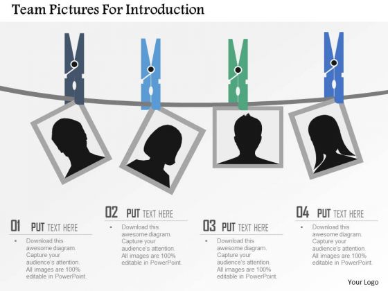 Business Diagram Team Pictures For Introduction Presentation Template