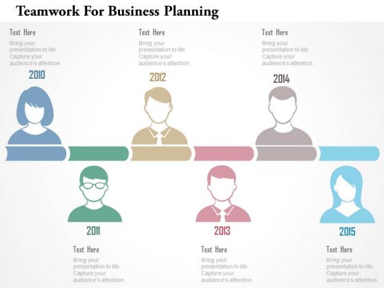 Business Diagram Teamwork For Business Planning Presentation Template