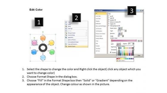 Business Diagram Templates 6 Stages Central Hub Manner PowerPoint