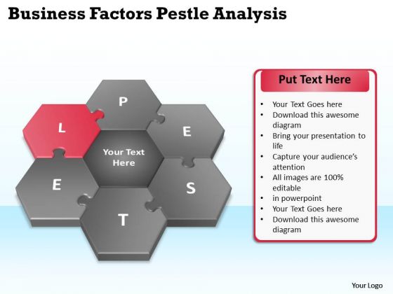 Business Diagram Templates PowerPoint Theme Process Pestlel Analysis Model Slides