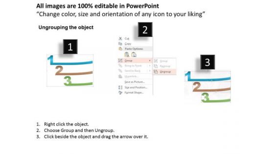 Business Diagram Three Numeric Text Boxes For Data Representation PowerPoint Template