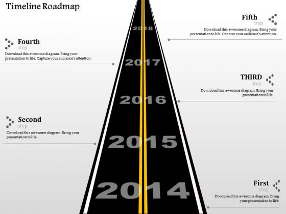 Business Diagram Timeline Roadmap Info Graphic Presentation Template