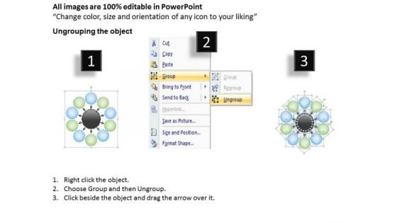 Business Diagram Wheel Of Competitive Strategy PowerPoint Ppt Presentation