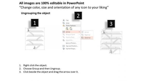 Business Diagram Workflow Layout Achievement Success Diagram Presentation Template