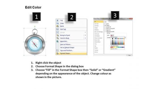 Business Direction Navigation Compass PowerPoint Slides And Compass PowerPoint Templates