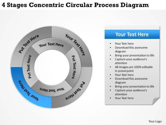 Business Expansion Strategy Concentric Circular Process Diagram Innovation