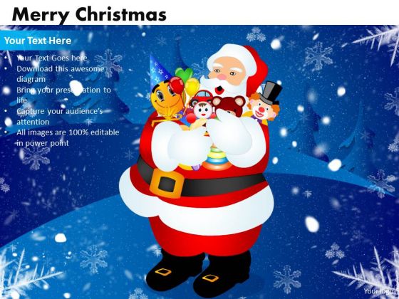 Business Festival PowerPoint Templates Business Merry Christmas Ppt Slides