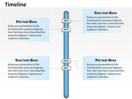 Business Finance Strategy Development Annual Data On Timeline Roadmap Diagram Marketing Diagram