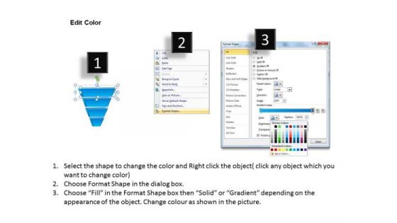 Business Finance Strategy Development Blue Color Stack Layer Sales Diagram