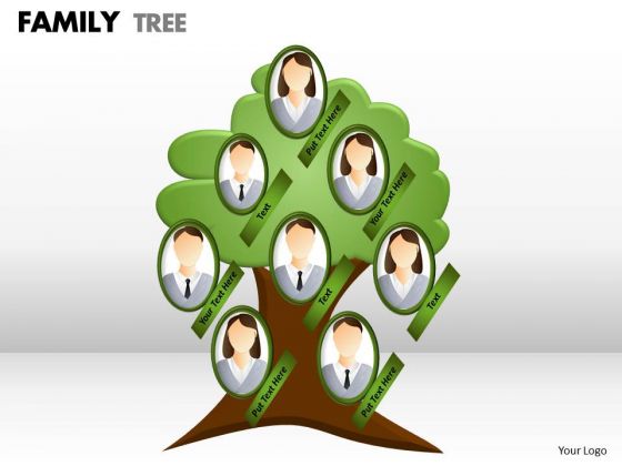 Business Finance Strategy Development Family Tree Business Diagram
