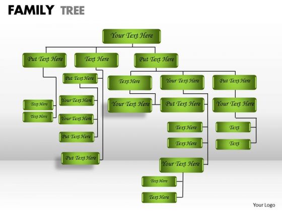 Business Finance Strategy Development Family Tree Sales Diagram