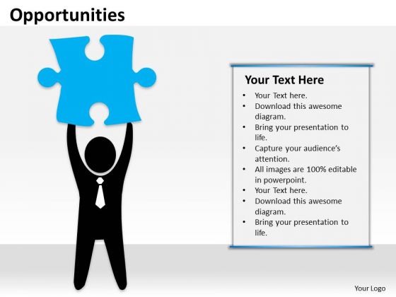 Business Finance Strategy Development Opportunities Sales Diagram