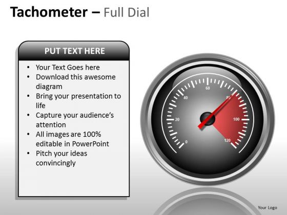 Business Finance Strategy Development Tachometer Full Dial Sales Diagram