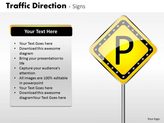 Business Finance Strategy Development Traffic Direction Signs Marketing Diagram
