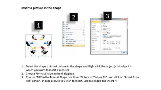 Business Flow Charts Examples With Jigsaw Puzzle PowerPoint Templates Ppt Backgrounds For Slide