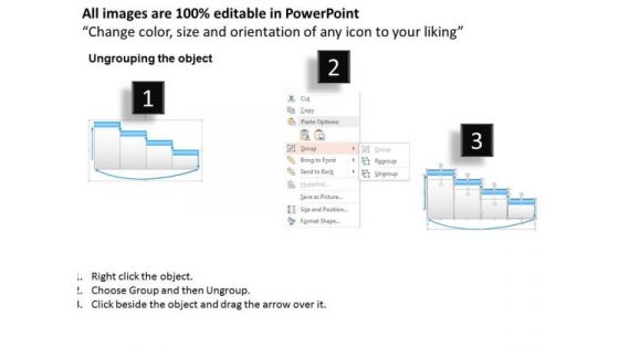Business Framework Business Water Flow Waterfall PowerPoint Presentation
