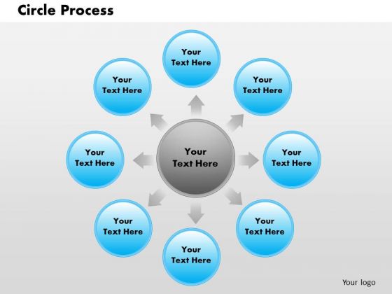 Business Framework Circle Process PowerPoint Presentation