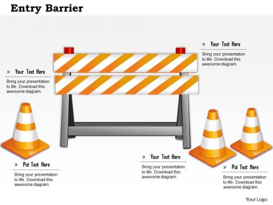 Business Framework Entry Barrier PowerPoint Presentation