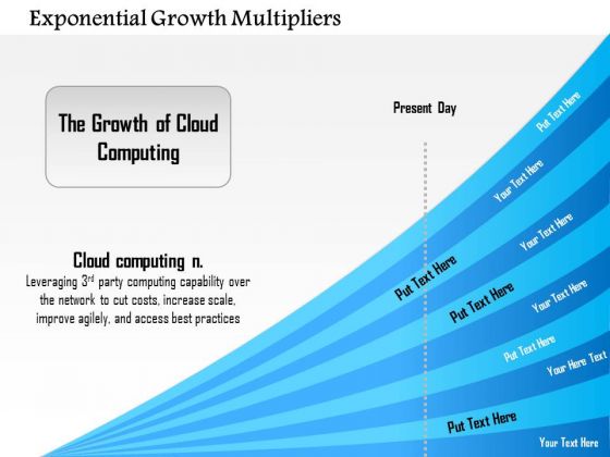 Business Framework Exponential Growth Multipliers PowerPoint Presentation