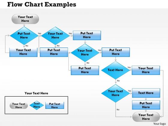 Business Framework Flow Charts Examples PowerPoint Presentation