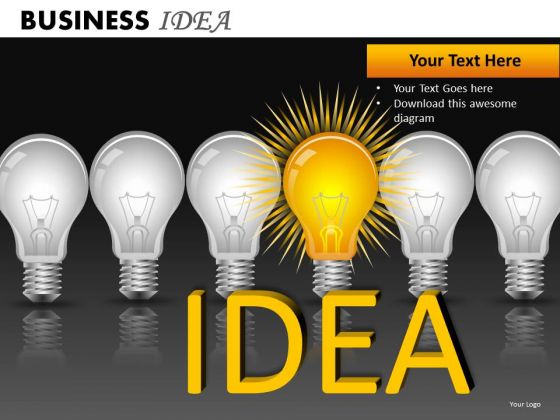 Business Framework Model Business Idea Sales Diagram