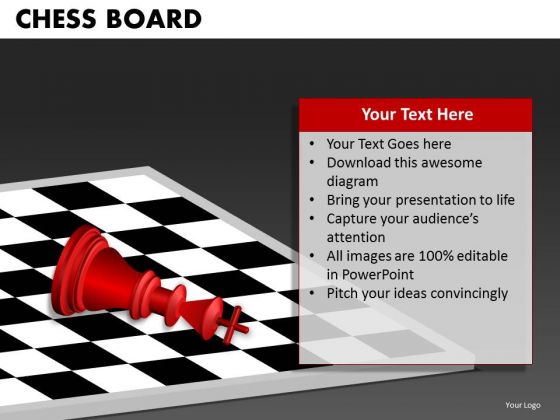 Business Framework Model Chess Board Marketing Diagram