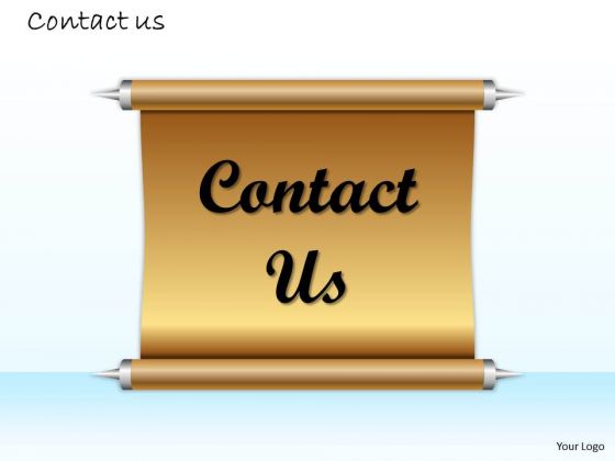 Business Framework Model Contact Us Information Marketing Diagram