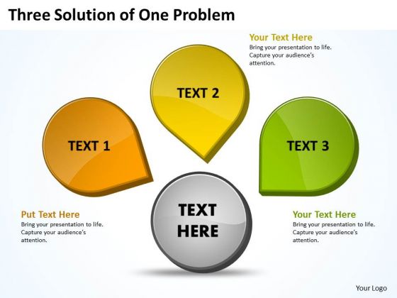 Business Framework Model Three Solution Of One Problem 9 Strategy Diagram
