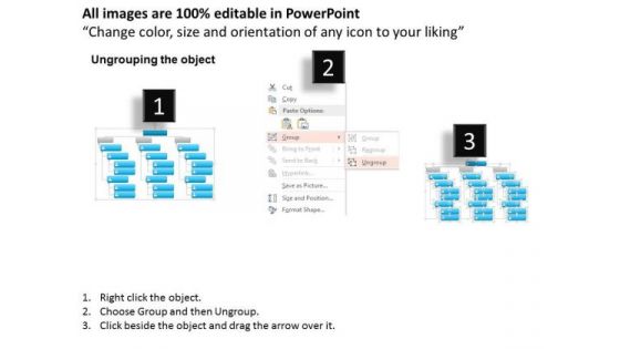 Business Framework Organizational Charts Templates PowerPoint Presentation