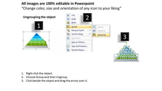 Business Framework Strategy Making Pyramid PowerPoint Presentation