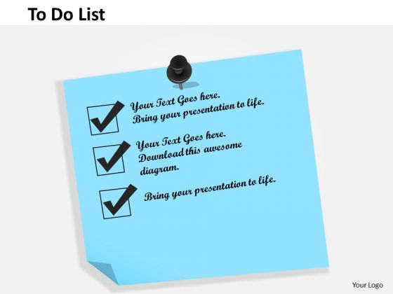 Business Framework To Do List PowerPoint Presentation