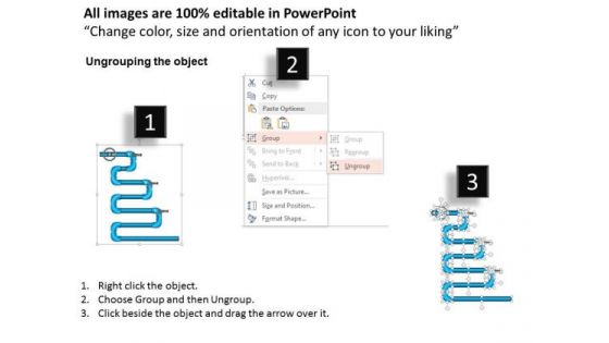 Business Framework Water Pipeline Business Infographic Design PowerPoint Presentation