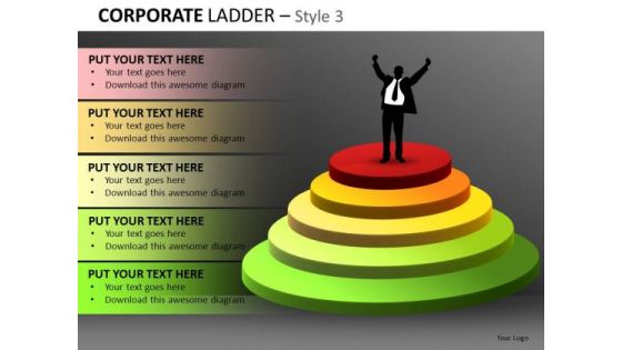 Business Goals Achieved Steps PowerPoint Ppt Templates