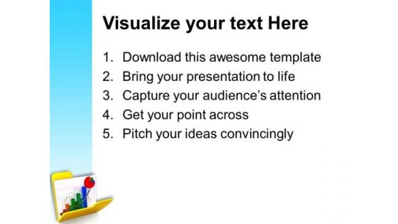 Business Graph And Chart In Folder PowerPoint Templates Ppt Backgrounds For Slides 0713