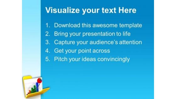 Business Graph And Chart In Folder PowerPoint Templates Ppt Backgrounds For Slides 0713