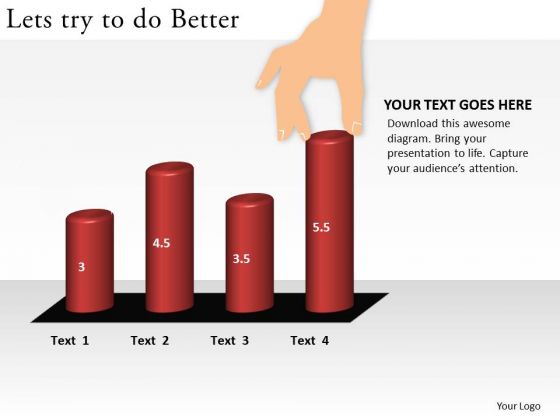 Business Graphic PowerPoint Templates Business Lets Try To Do Better Ppt Slides