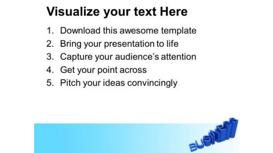 Business Growth Deal Signed PowerPoint Templates Ppt Backgrounds For Slides 0313