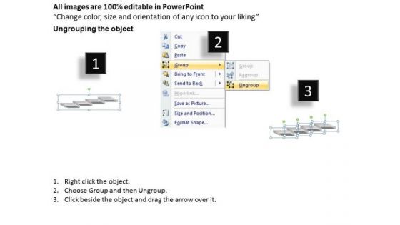 Business Growth Steps Representation 4 Stage Plan Sample PowerPoint Slides