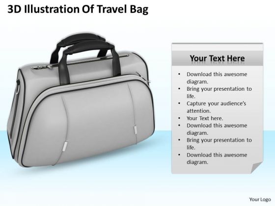Business Growth Strategy 3d Illustration Of Travel Bag Images Photos